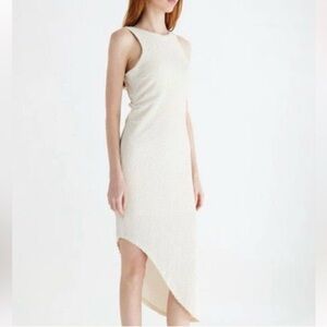 NWT All:Row Asymmetrical Sleeveless Dress